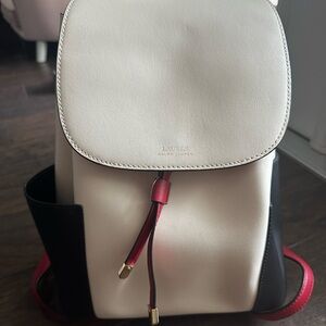 New Lauren Ralph Lauren Dryden Leather Backpack